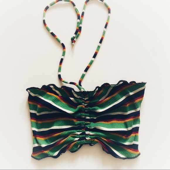 Urban Outfitters Tops - UO Retro Rasta Reggae Bandeaus Top